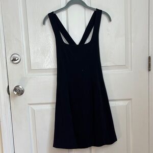 Outdoor Voices Black Cross Back Mini Exercise Dress Built in Shorts Size Small